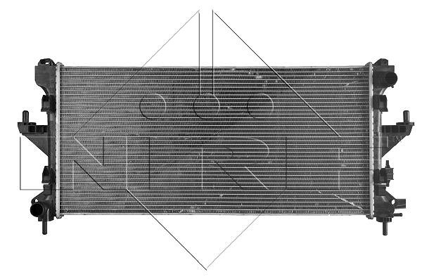 Nrf Kühler, Motorkühlung [Hersteller-Nr. 58424] für Citroën, Fiat, Peugeot