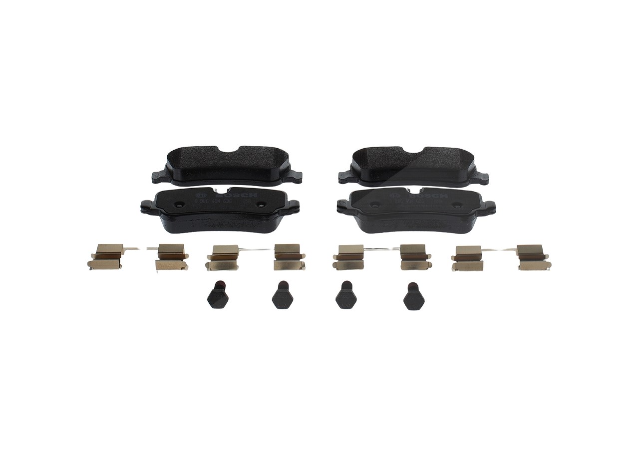 Bosch Bremsbelagsatz, Scheibenbremse [Hersteller-Nr. 0986494636] für Land Rover