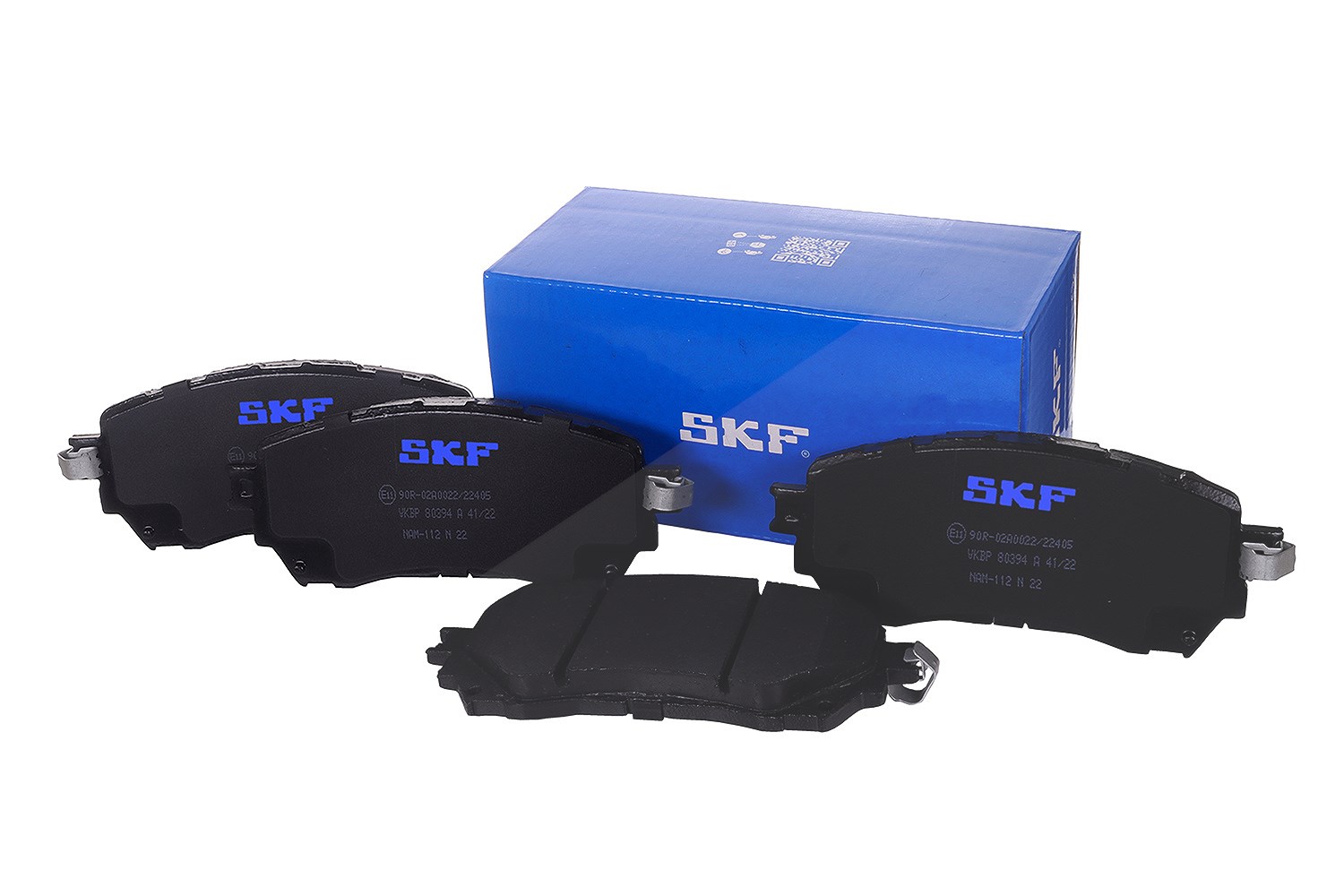 SKF Scheibenbremse Bremsbelag VKBP 80394 A - 4er Set - Position Vorderachse Höhe 77 mm Länge 170 mm Breite 81 mm Dicke 15,5 mm - OE Qualität - Bild 5