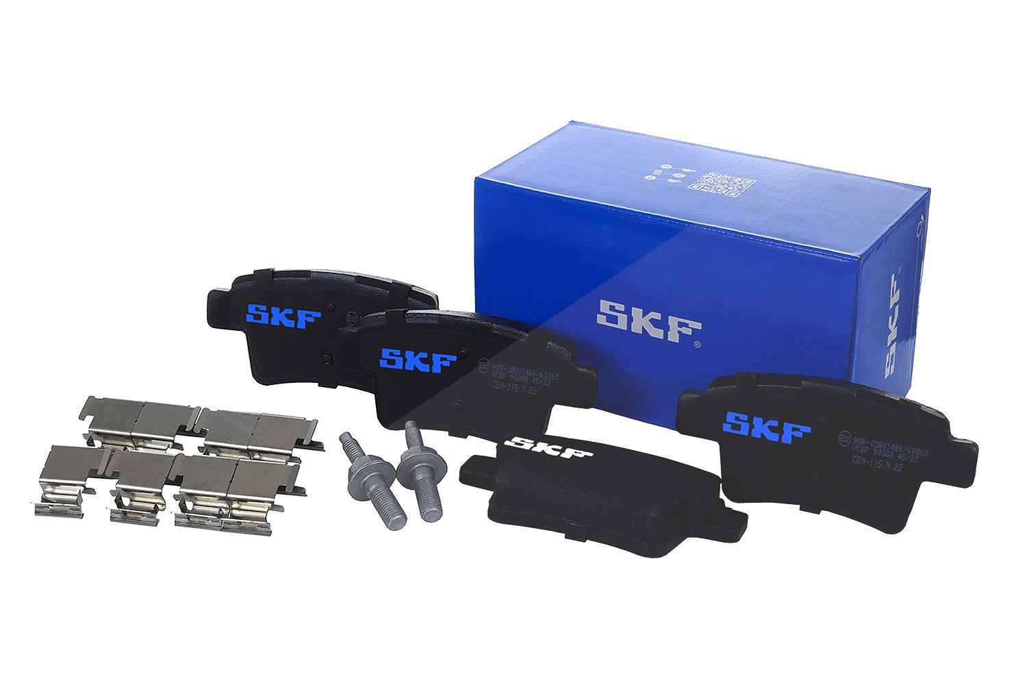 SKF Scheibenbremse Bremsbelag mit Zubehör VKBP 90088-4er Set - Position Hinterachse Höhe 77 mm Länge 134 mm Breite 83 mm Dicke 16,2 mm - OE Qualität - Bild 7