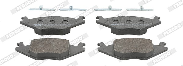 Ferodo Bremsbelagsatz, Scheibenbremse [Hersteller-Nr. FDB385] für Seat, VW