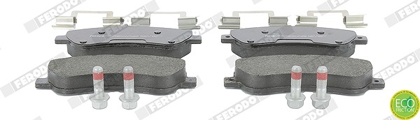 Ferodo Bremsbelagsatz, Scheibenbremse [Hersteller-Nr. FDB4219] für Mercedes-Benz