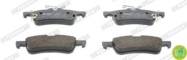 Ferodo Bremsbelagsatz, Scheibenbremse [Hersteller-Nr. FDB4041] für Daihatsu, Toyota