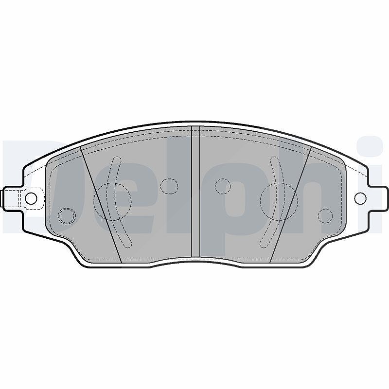 Delphi Bremsbelagsatz Vorne Lp3192 - Bild 7