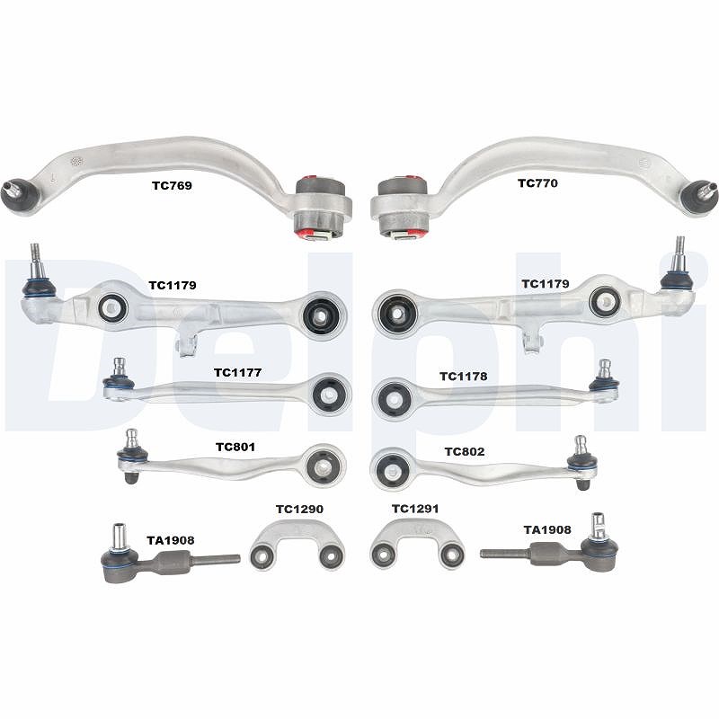 Delphi Reparatursatz, Querlenker [Hersteller-Nr. TC1500KIT] für Audi