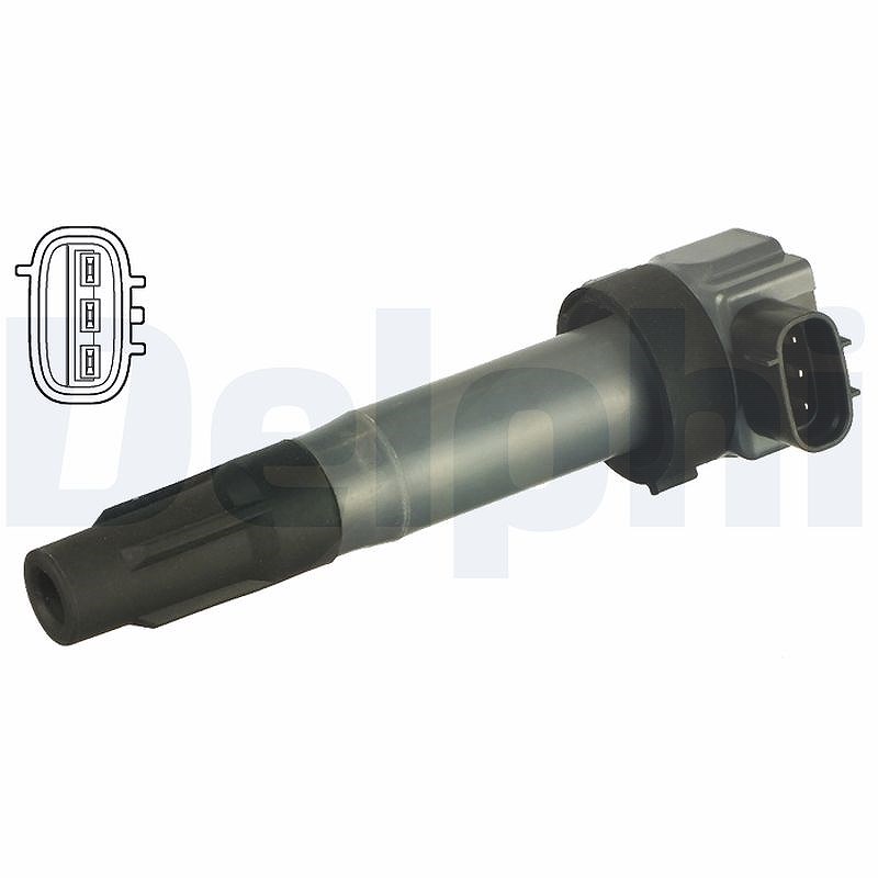 Delphi Zündspule [Hersteller-Nr. GN10530-12B1] für Vauxhall, Fiat, Opel, Suzuki