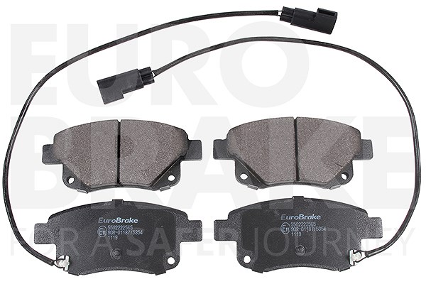 Eurobrake Bremsbelagsatz Hinterachse [Hersteller-Nr. 5502222565] für Ford