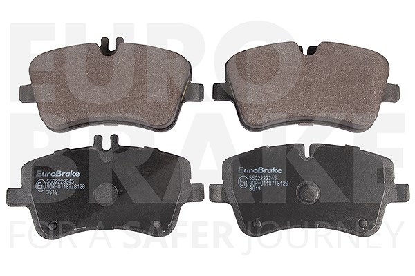 Eurobrake Bremsbelagsatz Vorderachse [Hersteller-Nr. 5502223345] für Mercedes-Benz