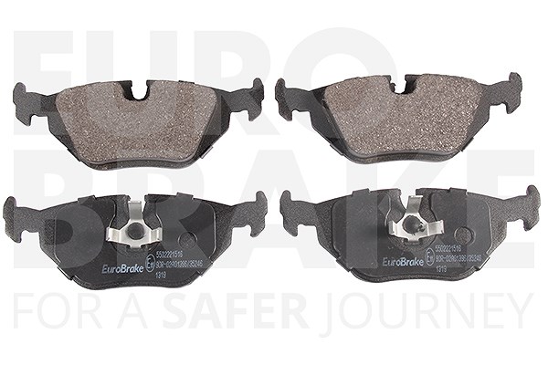 Eurobrake Bremsbeläge hinten (Satz) [Hersteller-Nr. 5502221516] für BMW