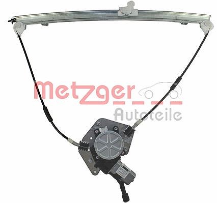 Metzger Autoteile Fensterheber vorne rechts mit Motor [Hersteller-Nr. 2160145] für Renault