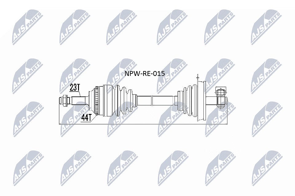 Nty Antriebswelle [Hersteller-Nr. NPW-RE-015] für Nissan, Renault