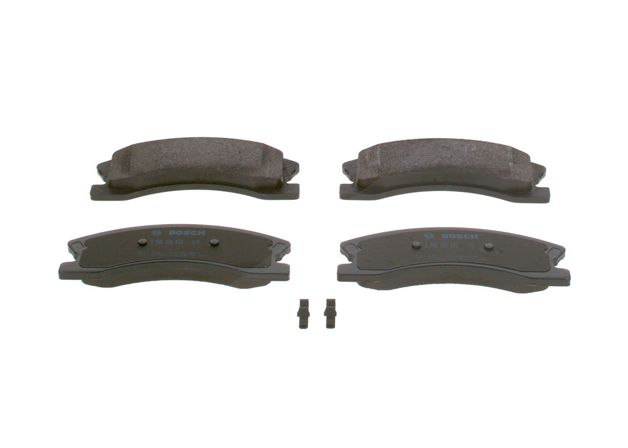 Bosch Bremsbelagsatz, Scheibenbremse [Hersteller-Nr. 0986424823] für Jeep