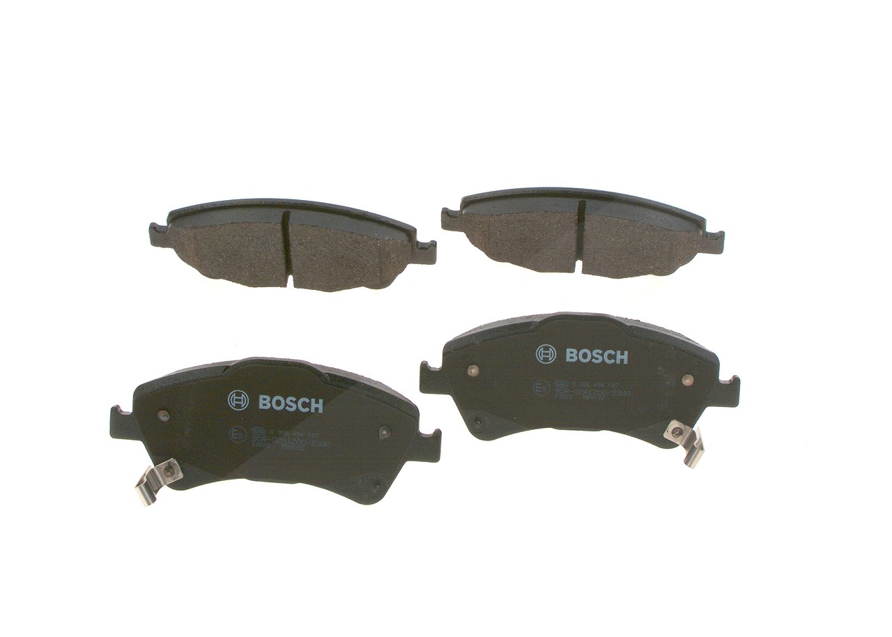 Bosch Bremsbelagsatz, Scheibenbremse [Hersteller-Nr. 0986494187] für Toyota