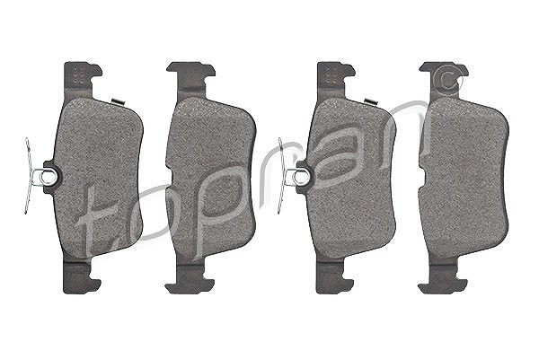 Topran Bremsbeläge hinten (Satz) [Hersteller-Nr. 304888] für Ford