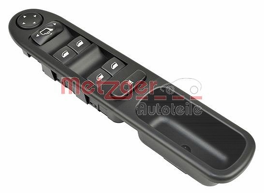Metzger Autoteile Schalter, Fensterheber [Hersteller-Nr. 0916409] für Peugeot