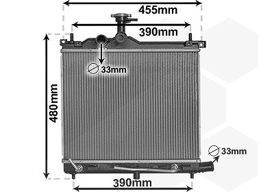 Van Wezel Kühler, Motorkühlung [Hersteller-Nr. 82012704] für Hyundai