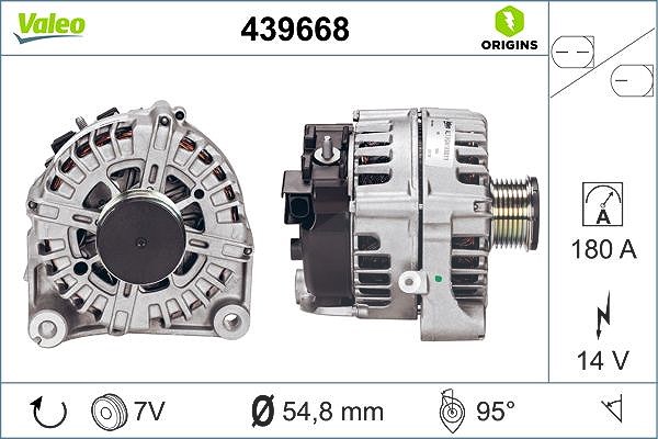 Valeo Generator [Hersteller-Nr. 439668] für BMW
