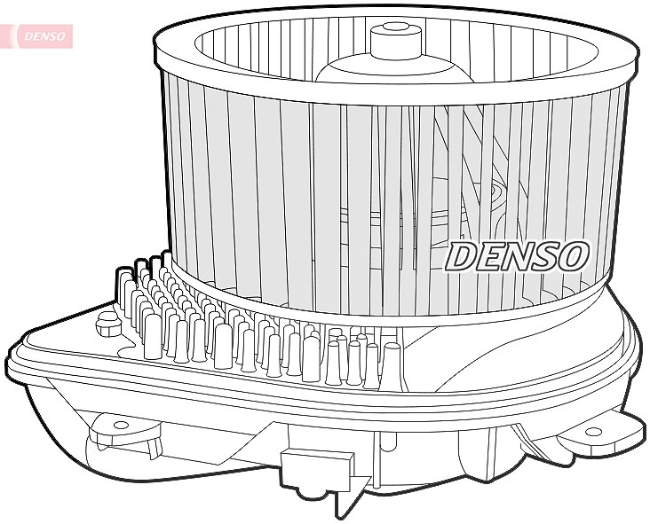 Denso Innenraumgebläse [Hersteller-Nr. DEA07013] für Citroën, Peugeot