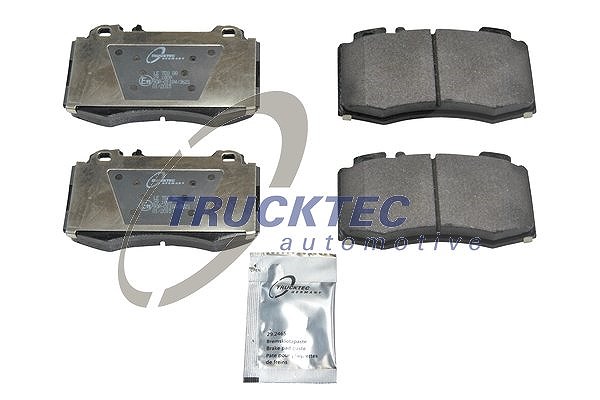 Trucktec Automotive Bremsbelagsatz, Scheibenbremse [Hersteller-Nr. 02.35.116] für Mercedes-Benz