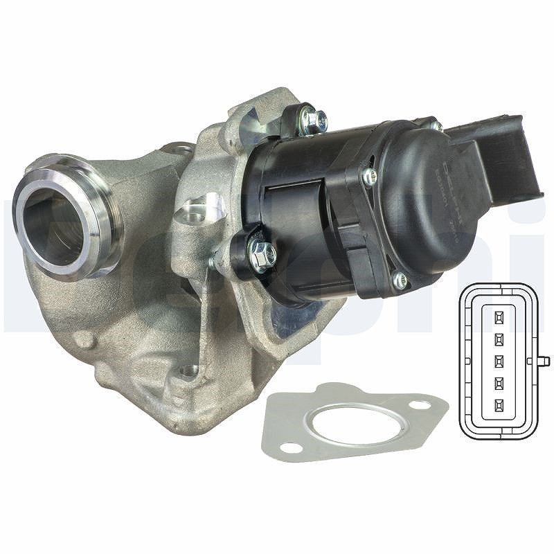 Delphi AGR-Ventil [Hersteller-Nr. EG10401-12B1] für Mini, Ford, Volvo, Peugeot, Fiat, Citroën, Mazda, Suzuki