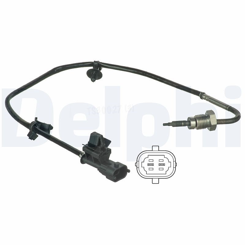 Delphi Sensor, Abgastemperatur [Hersteller-Nr. TS30027] für Vauxhall, Opel