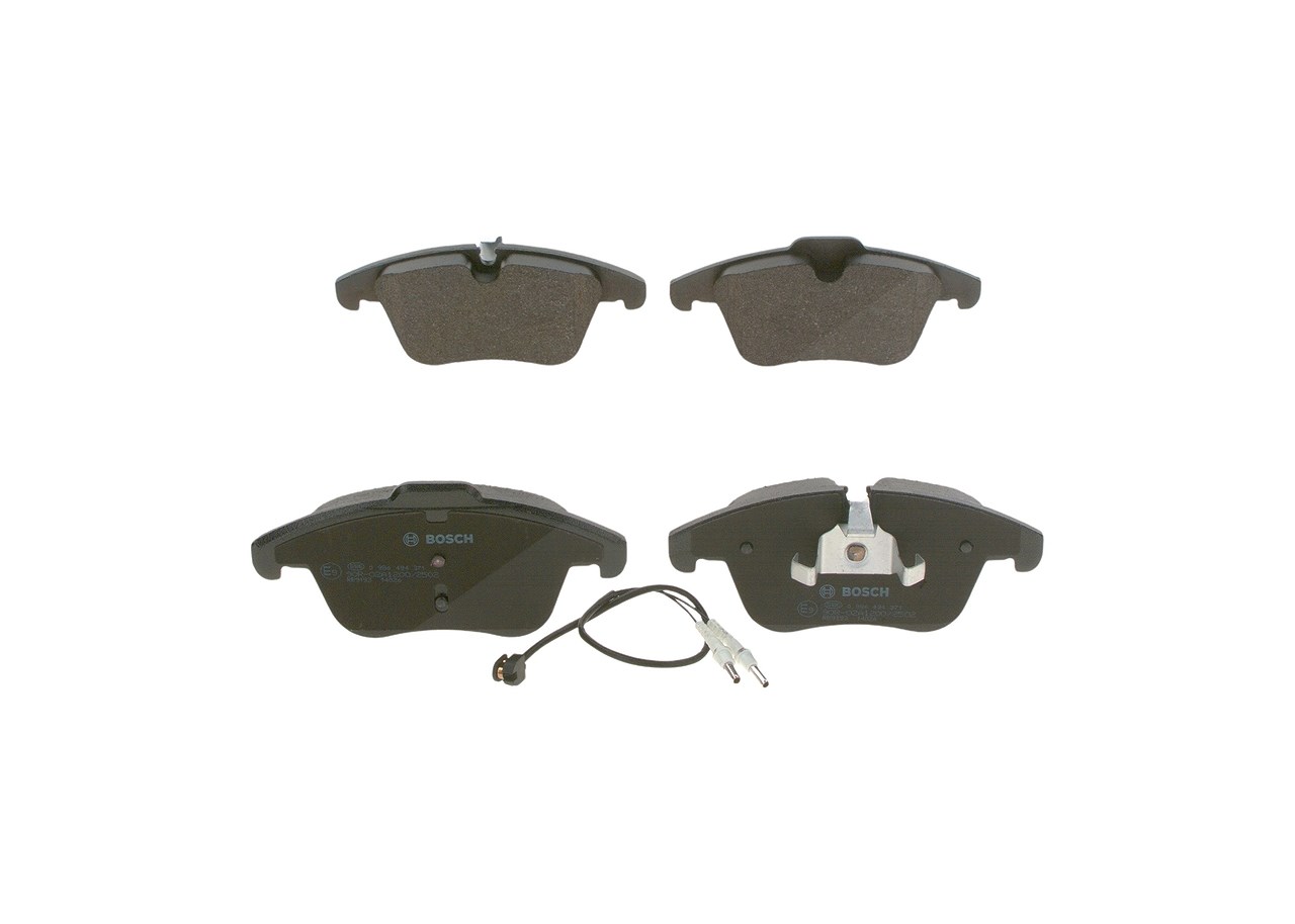 Bosch Bremsbelagsatz, Scheibenbremse [Hersteller-Nr. 0986494371] für Peugeot, Citroën