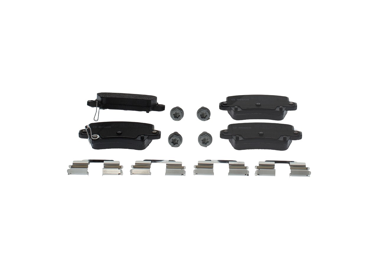 Bosch Bremsbelagsatz, Scheibenbremse [Hersteller-Nr. 0986494642] für Honda