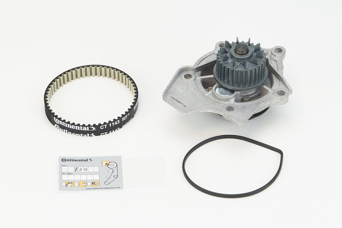 Continental Ctam Wasserpumpe + Zahnriemensatz [Hersteller-Nr. CT1143WP1] für Audi, Skoda, Seat, VW