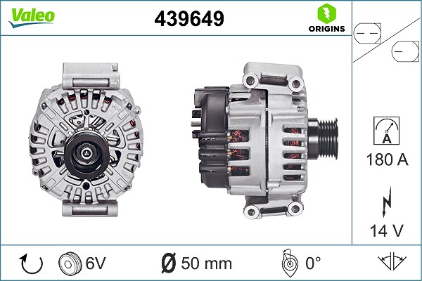 Valeo Generator [Hersteller-Nr. 439649] für Mercedes-Benz
