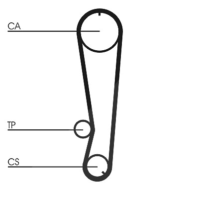 Continental Ctam Zahnriemen [Hersteller-Nr. CT788] für Daihatsu