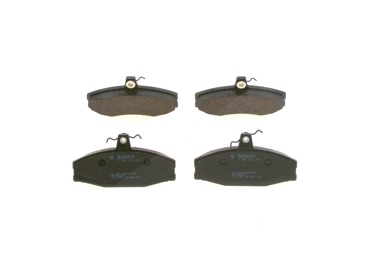 Bosch Bremsbelagsatz, Scheibenbremse [Hersteller-Nr. 0986424373] für VW, Skoda