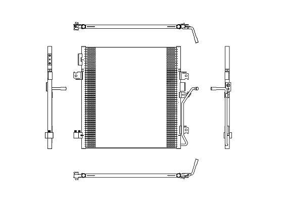Nrf Kondensator, Klimaanlage [Hersteller-Nr. 350188] für Jeep, Dodge