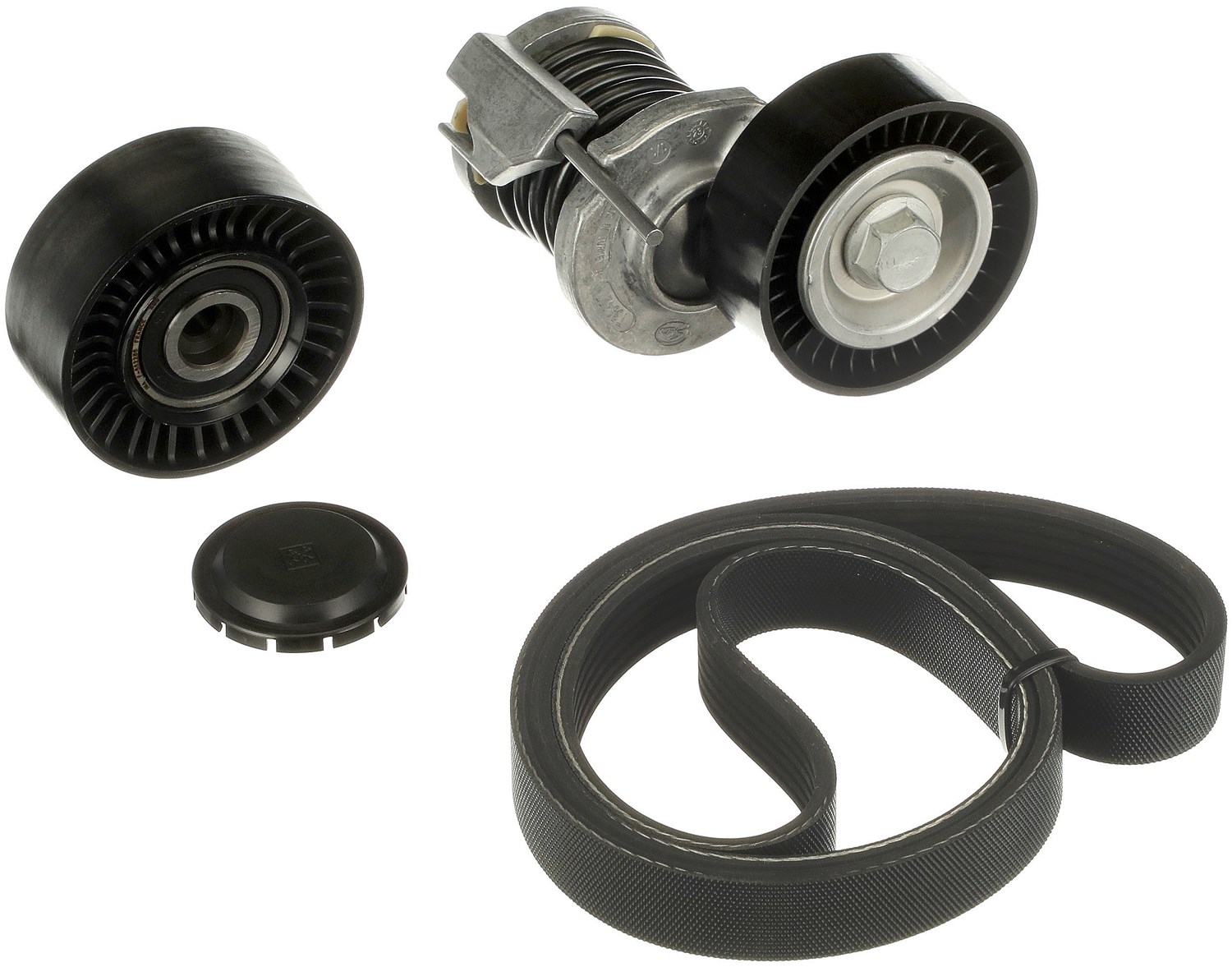 Gates Keilrippenriemensatz [Hersteller-Nr. K016PK1550XS] für VW