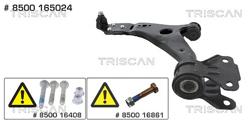 Triscan Lenker, Radaufhängung [Hersteller-Nr. 8500165024] für Ford