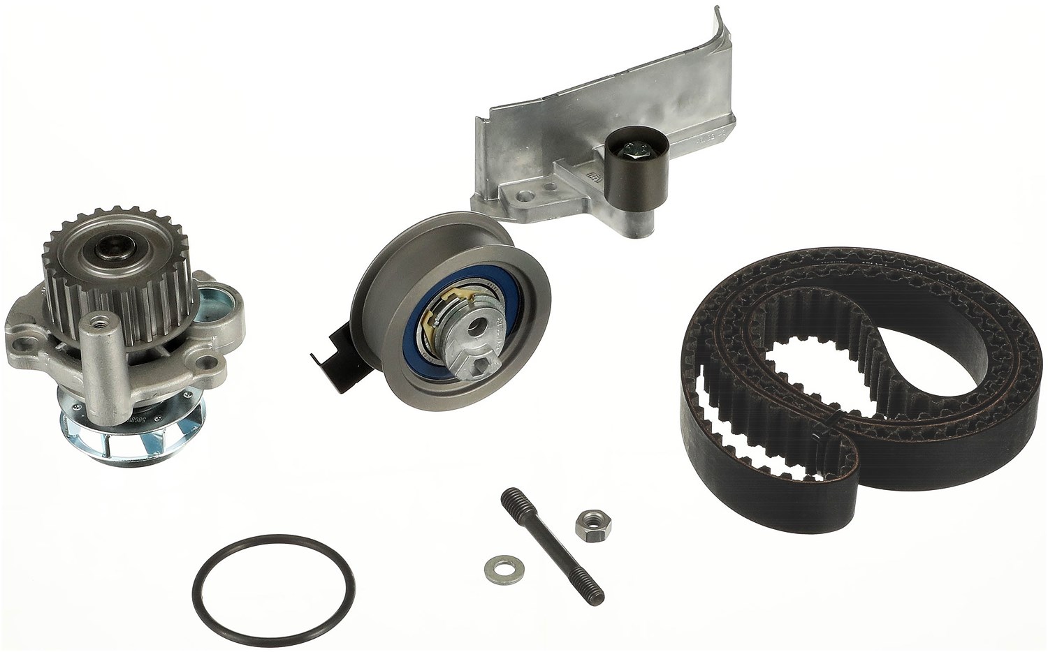 Gates Wasserpumpe + Zahnriemensatz [Hersteller-Nr. KP85491XS-1] für Audi, Seat