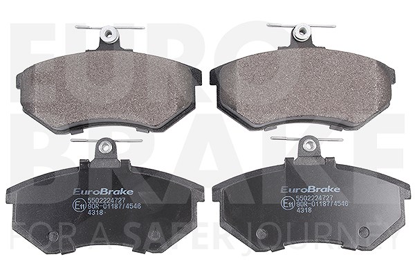 Eurobrake Bremsbelagsatz Vorderachse [Hersteller-Nr. 5502224727] für Seat, Audi, VW