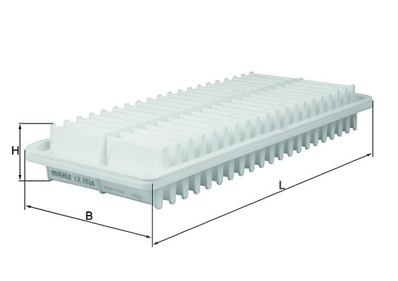 Mahle Luftfilter [Hersteller-Nr. LX2634] für Toyota, Lexus