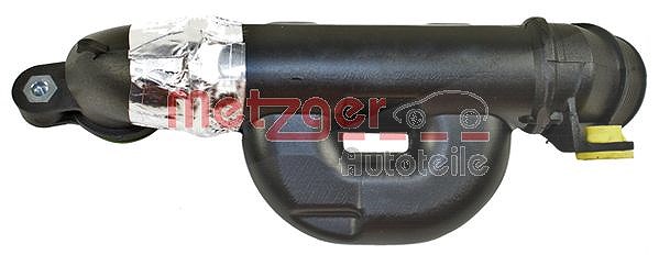 Metzger Autoteile Ladeluftschlauch [Hersteller-Nr. 2400412] für Peugeot, Citroën