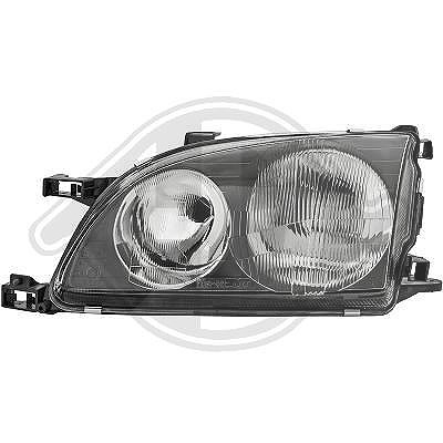 Diederichs Scheinwerfer H7/H7 elektr. LWR ohne Stellmotor [Hersteller-Nr. 6623081] für Toyota