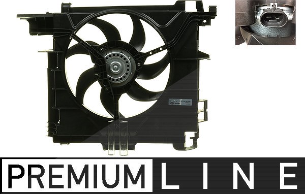 Mahle Lüfter, Motorkühlung [Hersteller-Nr. CFF211000P] für Smart