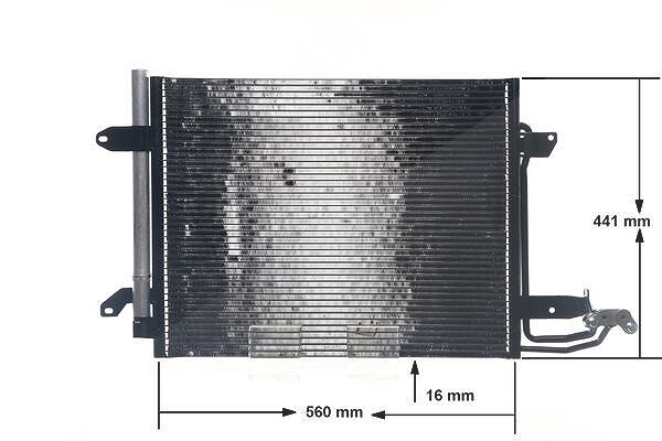 Mahle Kondensator, Klimaanlage [Hersteller-Nr. AC325000S] für VW