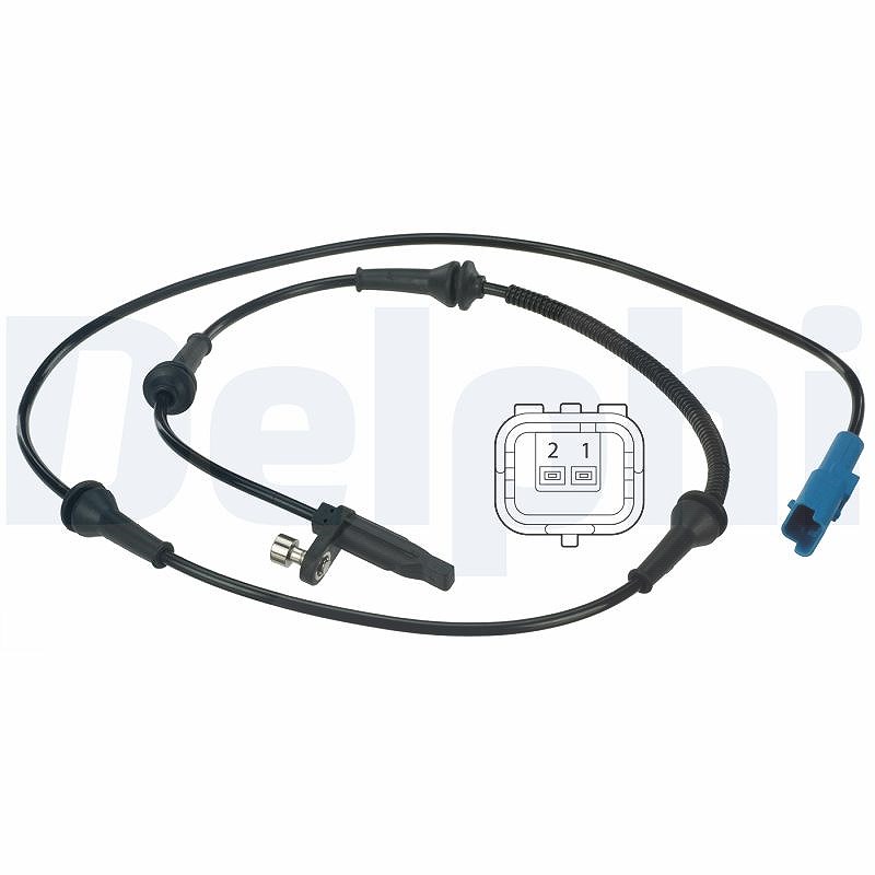 Delphi Sensor, Raddrehzahl [Hersteller-Nr. SS20353] für Peugeot, Citroën