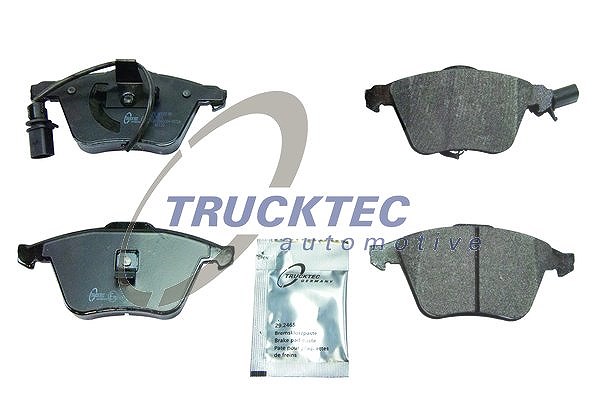 Trucktec Automotive Bremsbelagsatz, Scheibenbremse [Hersteller-Nr. 07.35.244] für Audi