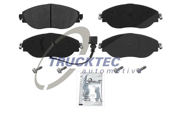 Trucktec Automotive Bremsbelagsatz, Scheibenbremse [Hersteller-Nr. 07.35.221] für VW, Seat, Audi, Skoda