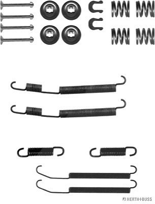 Herth+buss Jakoparts Zubehörsatz, Bremsbacken [Hersteller-Nr. J3567000] für Mitsubishi, Subaru