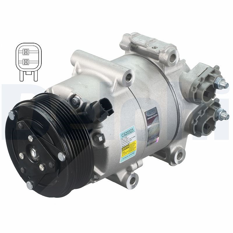 Delphi Kompressor, Klimaanlage [Hersteller-Nr. CS20323] für Ford