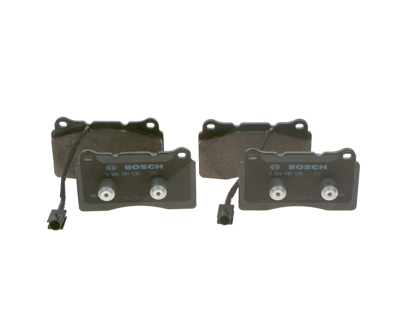 Bosch Bremsbelagsatz, Scheibenbremse [Hersteller-Nr. 0986494539] für Alfa Romeo