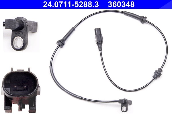 Ate Sensor, Raddrehzahl [Hersteller-Nr. 24.0711-5288.3] für Fiat