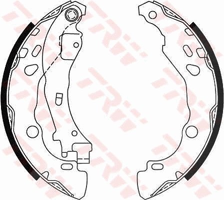 Trw Bremsbackensatz [Hersteller-Nr. GS8474] für Citroën, Peugeot, Lancia