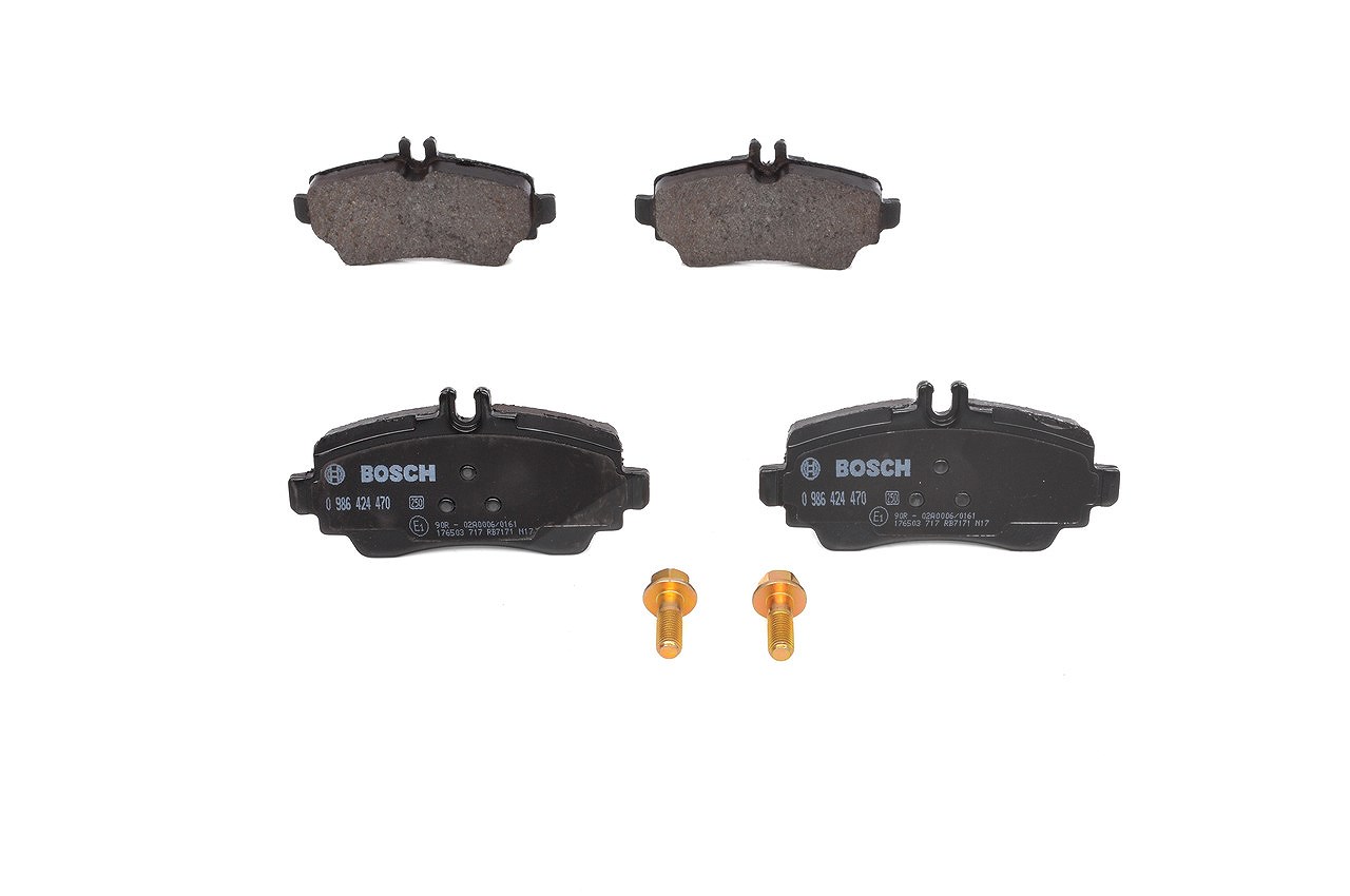 Bosch Bremsbelagsatz, Scheibenbremse [Hersteller-Nr. 0986424470] für Mercedes-Benz